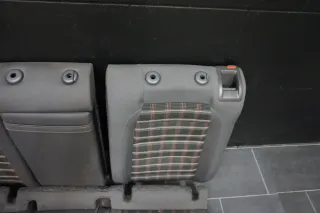 STOFF Rücksitzbank VW Golf 5 GTI ORIGINAL Rückbank KARIERT Ausstattung - Bild 5