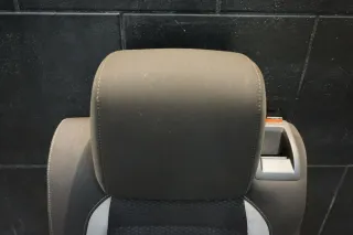 VW Golf 6 VI R Rücksitzbank Oberteil links oben Stoff grau schwarz titanschwarz - Bild 5