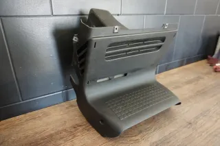 original VW T4 Mittelkonsole vorn unten Ablage mit Klima 701857341 Schwarz - Bild 3