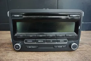 VW Polo Golf T5 Radio CD MP3 Swing Original Display Bosch 5M0035186J RCD310 - Bild 1