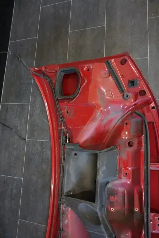VW T4 Transporter Caravelle Lang Motorhaube Haube Klappe vorn rot Multivan - Bild 8