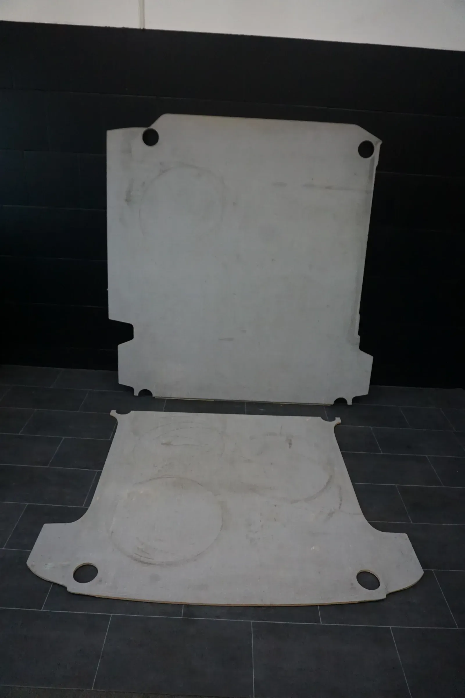 VW T5 SET LADERAUMBODEN LADERAUM BODEN Holz 7H0863717 7E3863732 lang - Bild 1