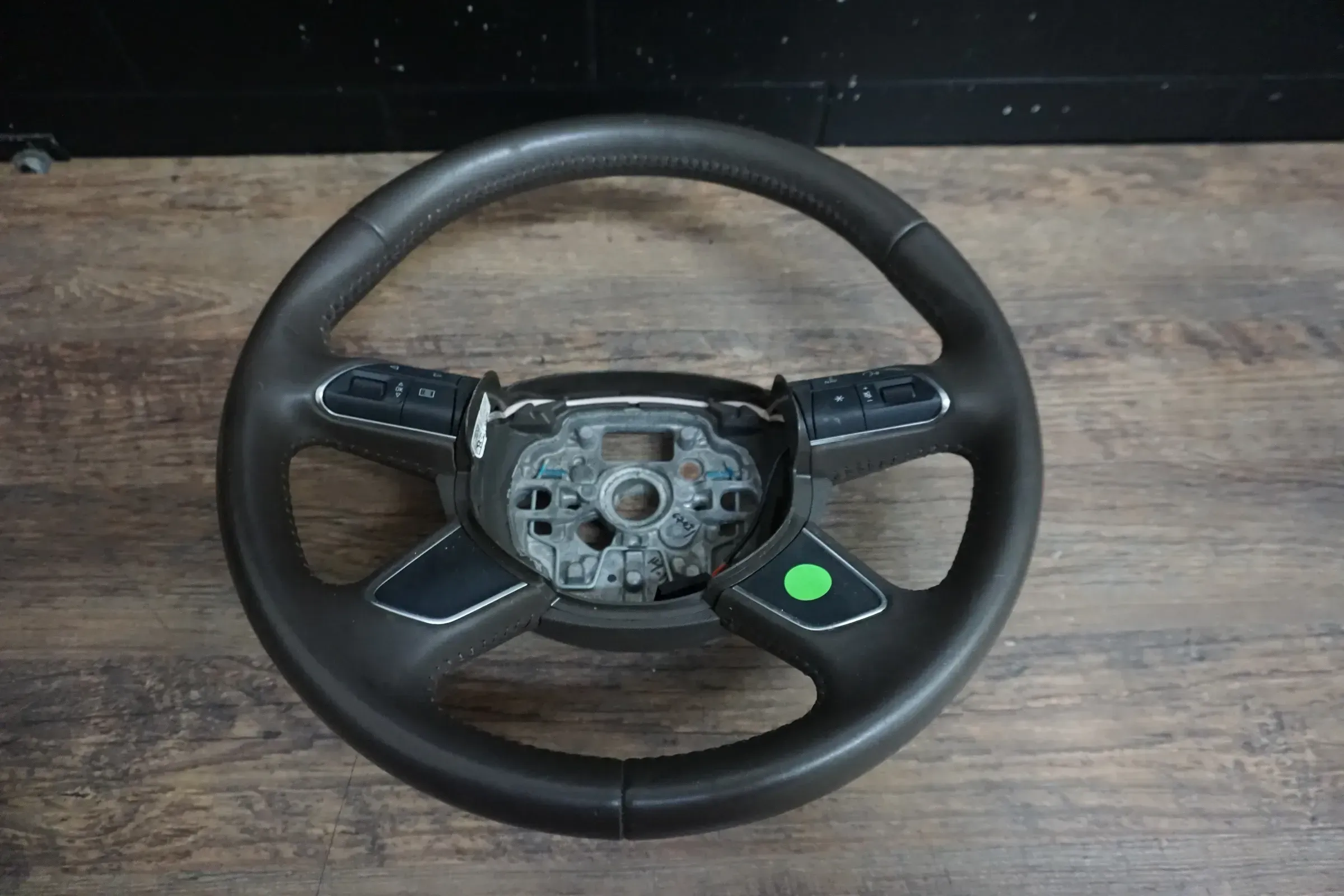 Original Audi A6 A7 4G Lenkrad Leder Multifunktion 4G0419091M MFL stahlgrau - Bild 1