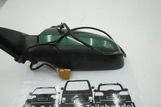 Original Audi A4 8E B6 elektrisch Seitenspiegel Außenspiegel links Grün - Bild 4