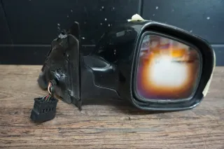 Audi A4 Außenspiegel Seitenspiegel Spiegel schwarz Außen Seite rechts B5 - Bild 1