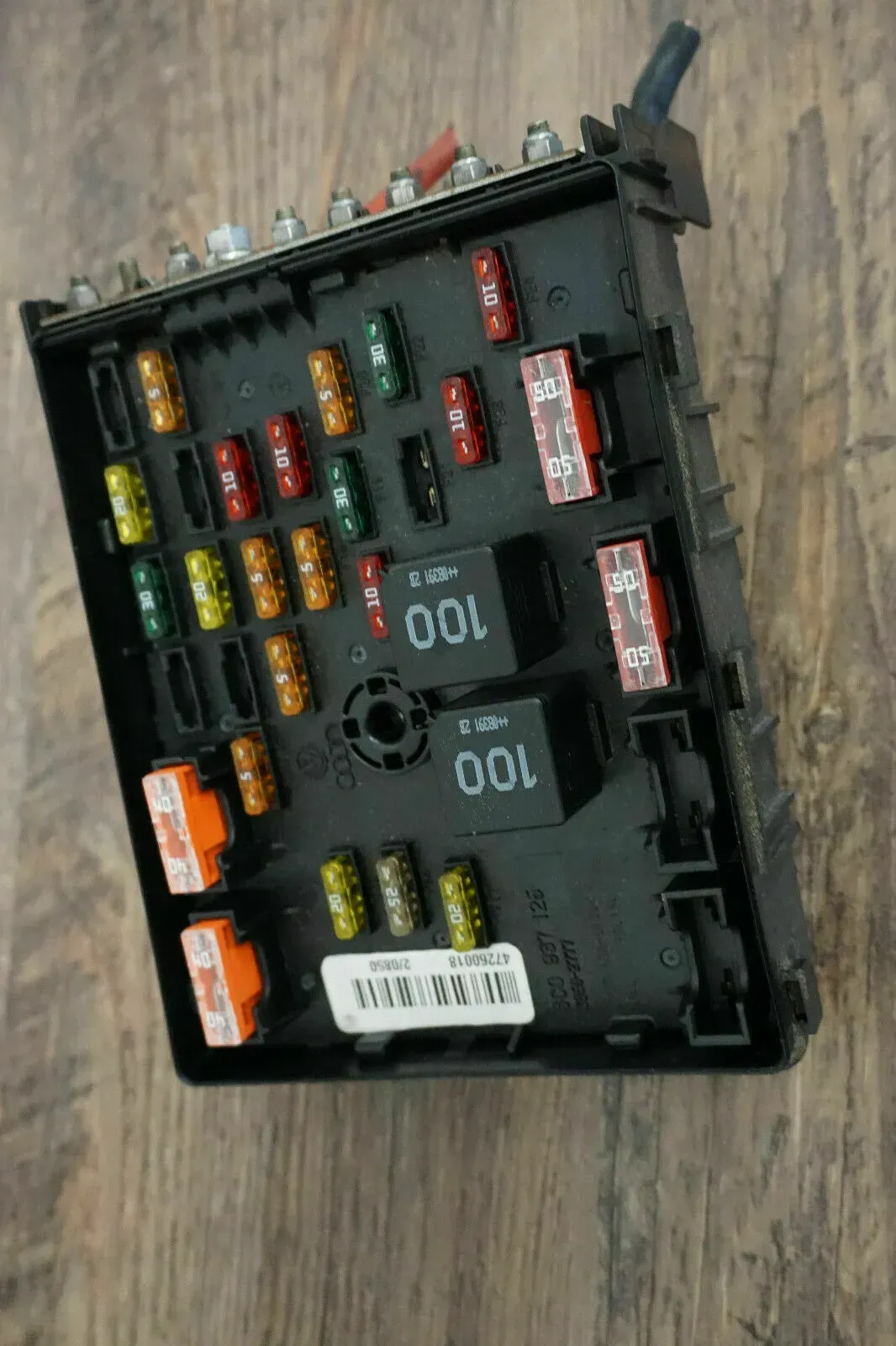 VW Passat 3C Sicherungskasten 3C0937125 Zentralelektrik Sicherungsträger - Bild 1