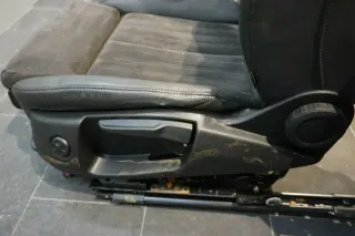 Audi A6 4G Sitz Fahrersitz Leder Alcantara links - Bild 7