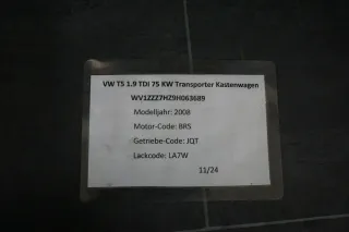 VW T5 Transporter Multivan Träger Stoßsfänger Pralldämpfer vorne 7H0807109B - Bild 6