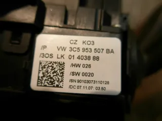 VW Passat 3C BJ07 Lenkstockschalter Blinker Wischer Kombischalter 3C5953513S - Bild 3