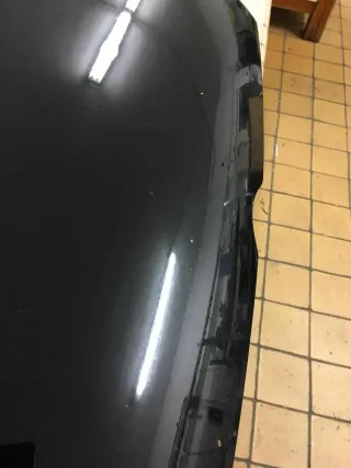 VW Bora BJ 1999 Motorhaube schwarz LC9Z - Bild 5