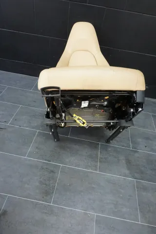 Porsche 991 Boxster 981 Sportsitz Sitzheizung links Sitz Beige Fahrerseite - Bild 9