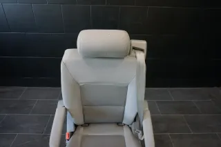 VW T5 Multivan SITZ hinten 2. Sitzreihe STOFF grau drehbar Schienensystem Pilotensitz - Bild 3