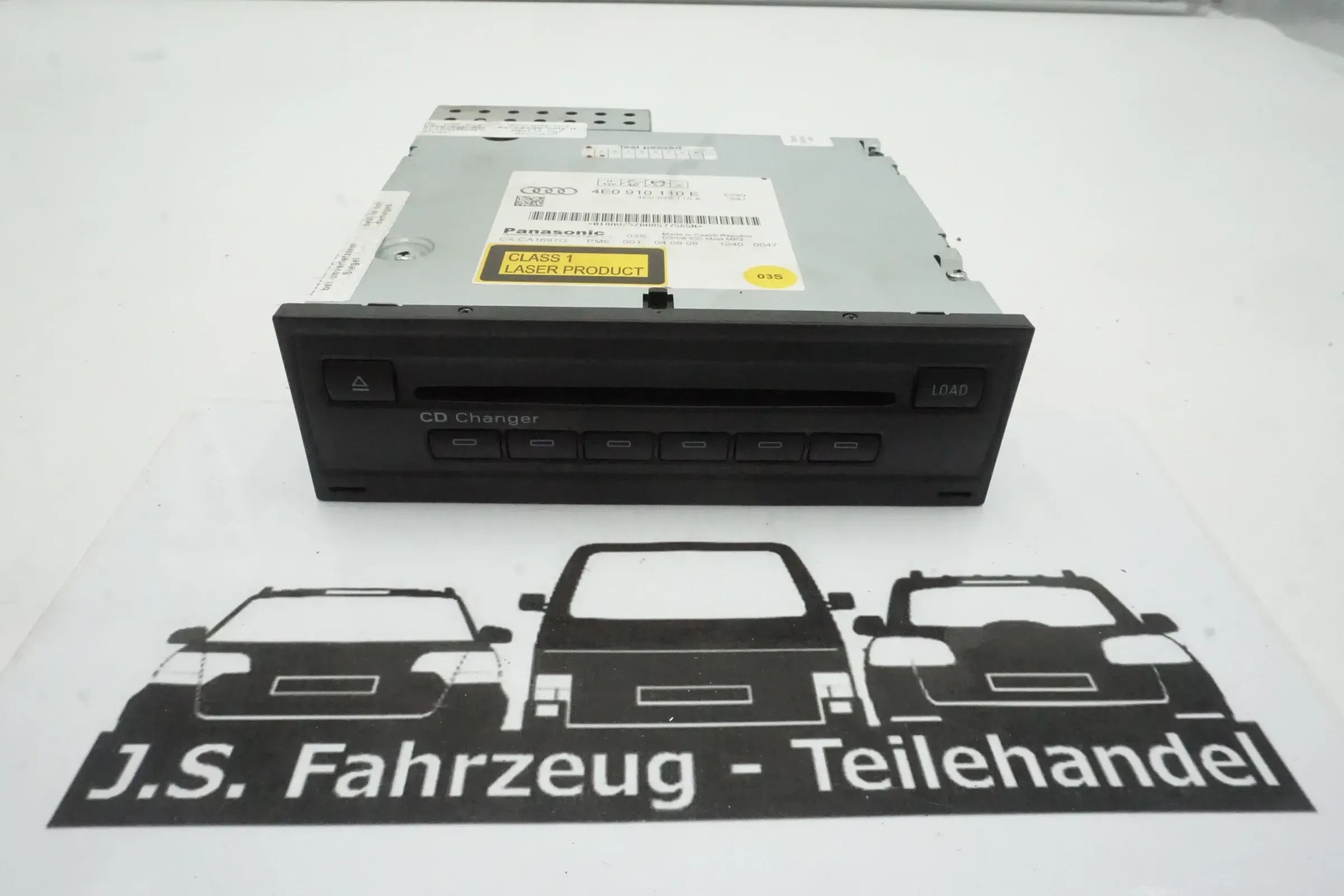 Original Audi A4 A5 Q5 A6 Q7 A8 MP3 CD Wechsler 4E0910110E 4E0035110A - Bild 1