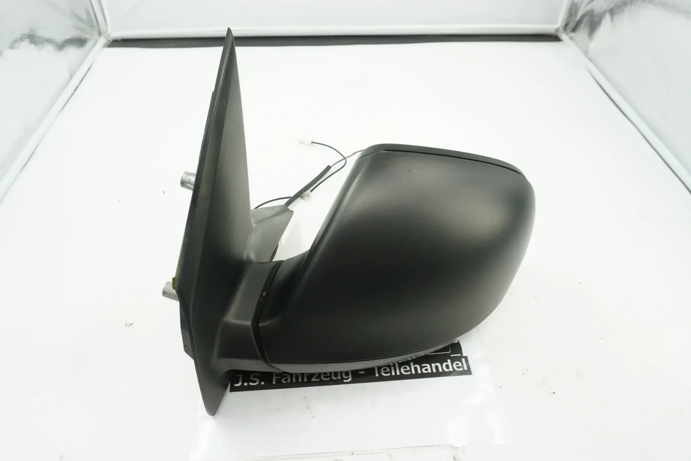 VW T6 Spiegel Aussenspiegelgehäuse links satinschwarz 7E1857407Q Schwarz - Bild 1