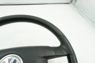 T5 Verkleidung Lenkrad Airbag 7H0880201G Abdeckung original VW Leder Multivan T5 - Bild 2