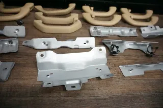 Haltegriffe VW T5 Multivan Komplett Set Beifahrer Griffe Halter Angstgriff beige - Bild 3