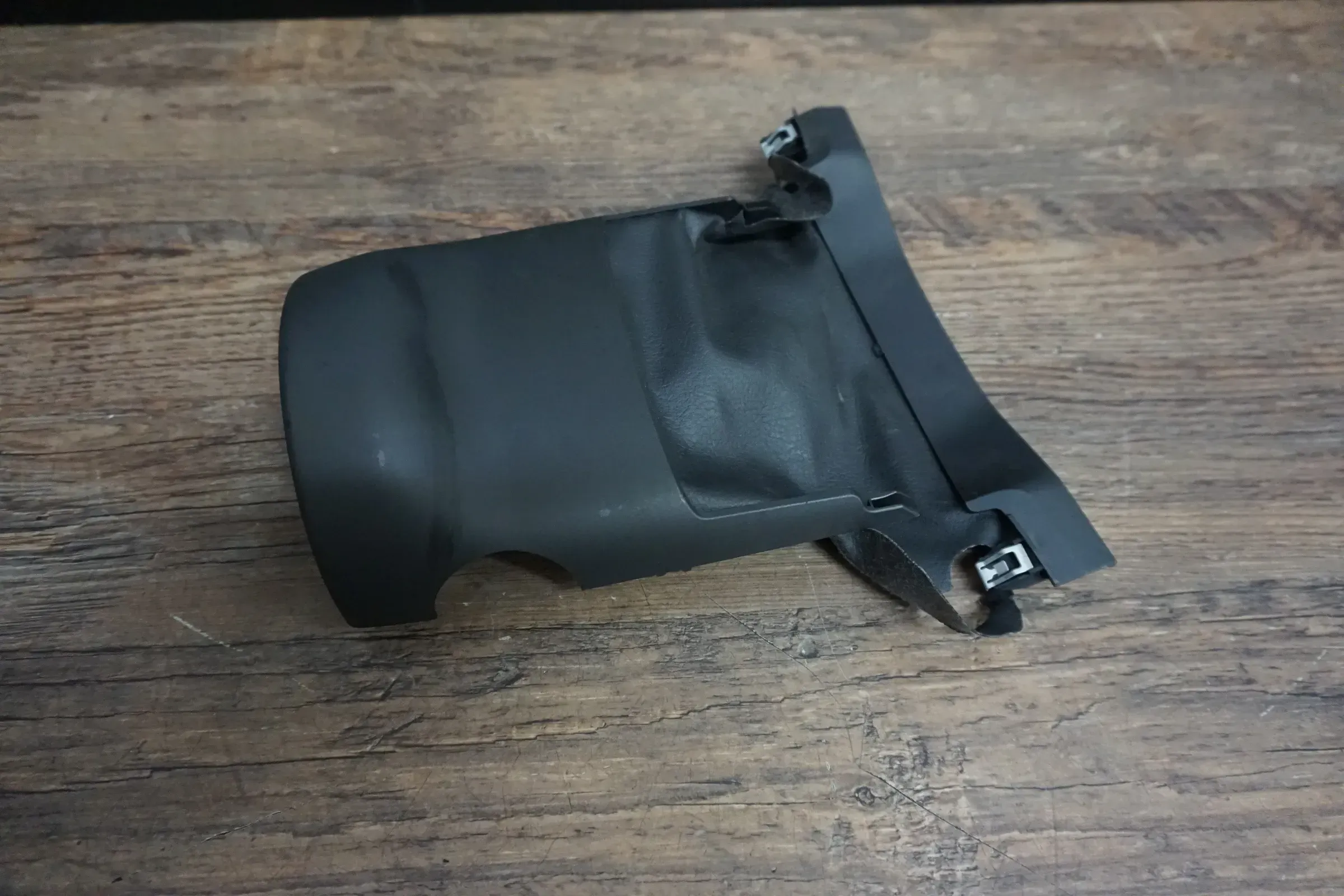 Audi A4 8W Lenksäule Leder Verkleidung Schwarz 8W0953491 - Bild 1