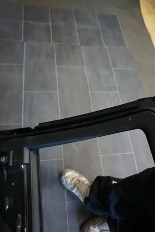Porsche 9Y Cayenne E3 Tür Beifahrertür vorn vorne rechts door Tür L041 Schwarz - Bild 9