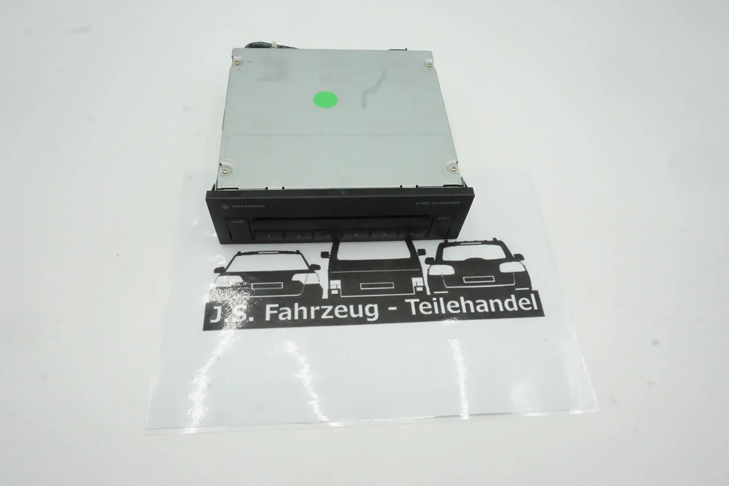 VW Phaeton 3D CD-Wechsler 3D0035110 CD-Changer 6-fach Original MN - Bild 1