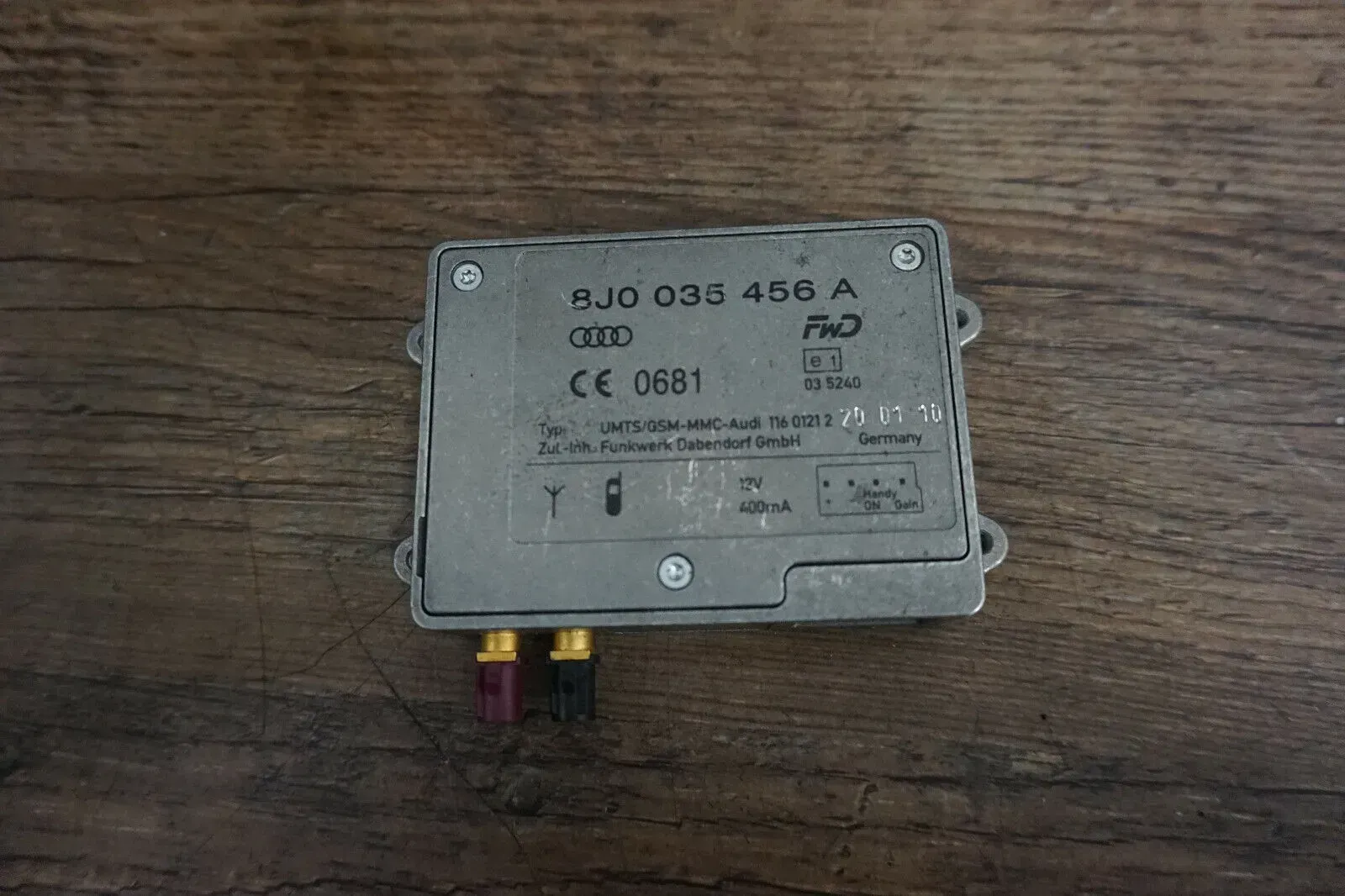 Audi A4 B8 8K A3 8P S3 RS3 Facelift A6 4F C6 S6 RS6 Antenneverstärker 8J0035456A - Bild 1