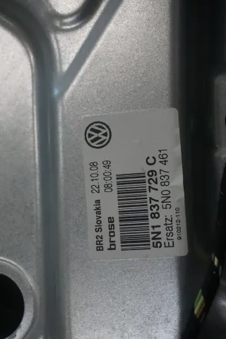 5N0837461 Fensterhebermechanik Fensterheber Mechanik vorne links VW Tiguan GP - Bild 3
