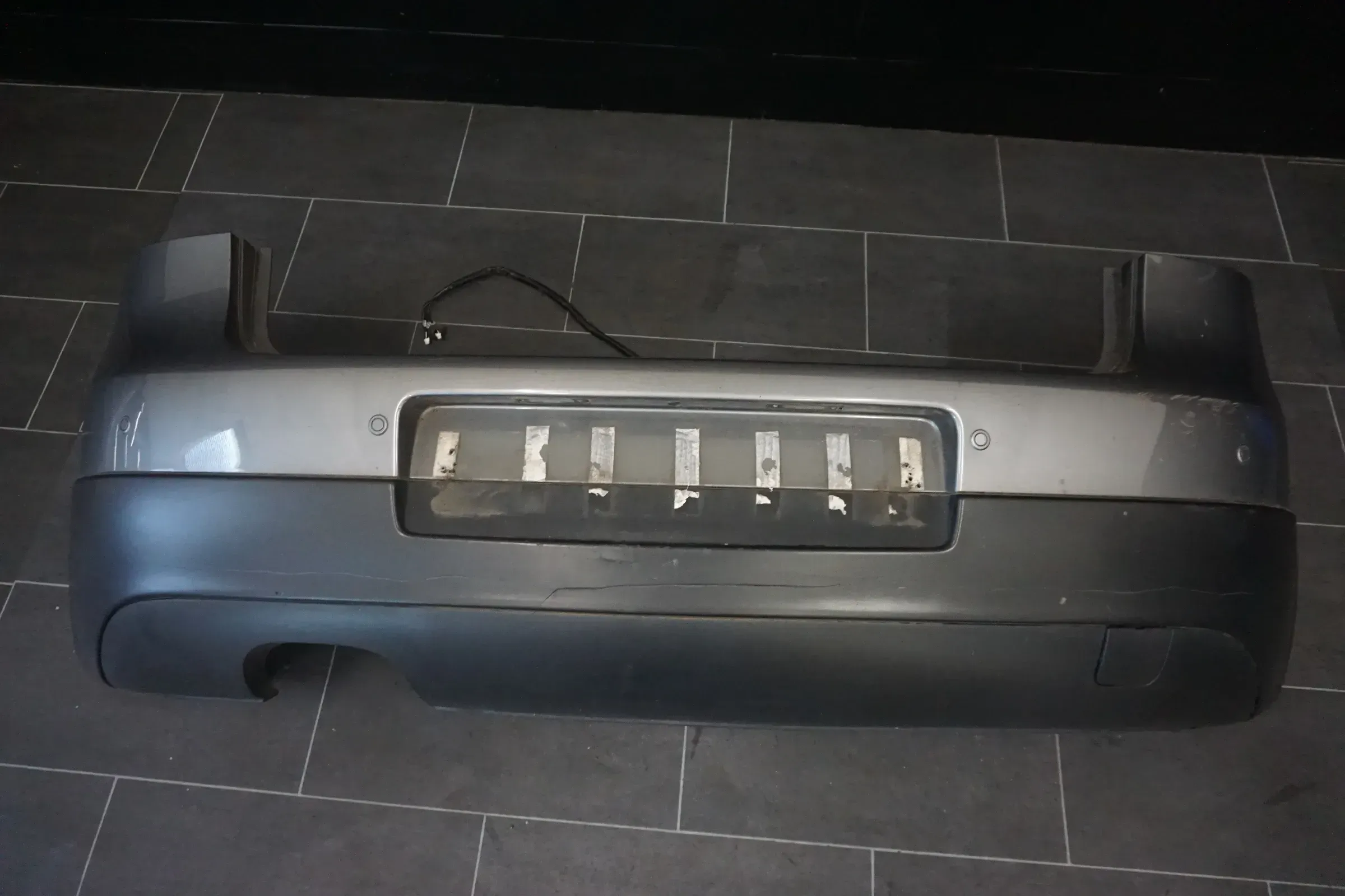 Stoßstange hinten VW Golf 5 V GTI grau LA7T Stoßfänger - Bild 1