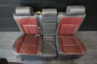 Sitze Ausstattung Rot Schwarz Lederausstattung VW Touareg 7L6 Individual Bicolor - Bild 7