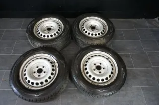 VW T5 T6 T6.1 Allwetter Stahl Hankook 205/65R16 107/105T DOT24 Reifen Räder - Bild 1