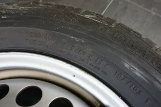 2x Sommer Komplettrad 205/65 R16 VW T5 T6 Stahlfelgen 6,5Jx16H2 ET51 Coninental - Bild 5