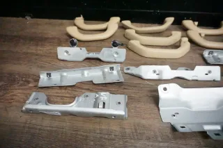 Haltegriffe VW T5 Multivan Komplett Set Beifahrer Griffe Halter Angstgriff beige - Bild 4