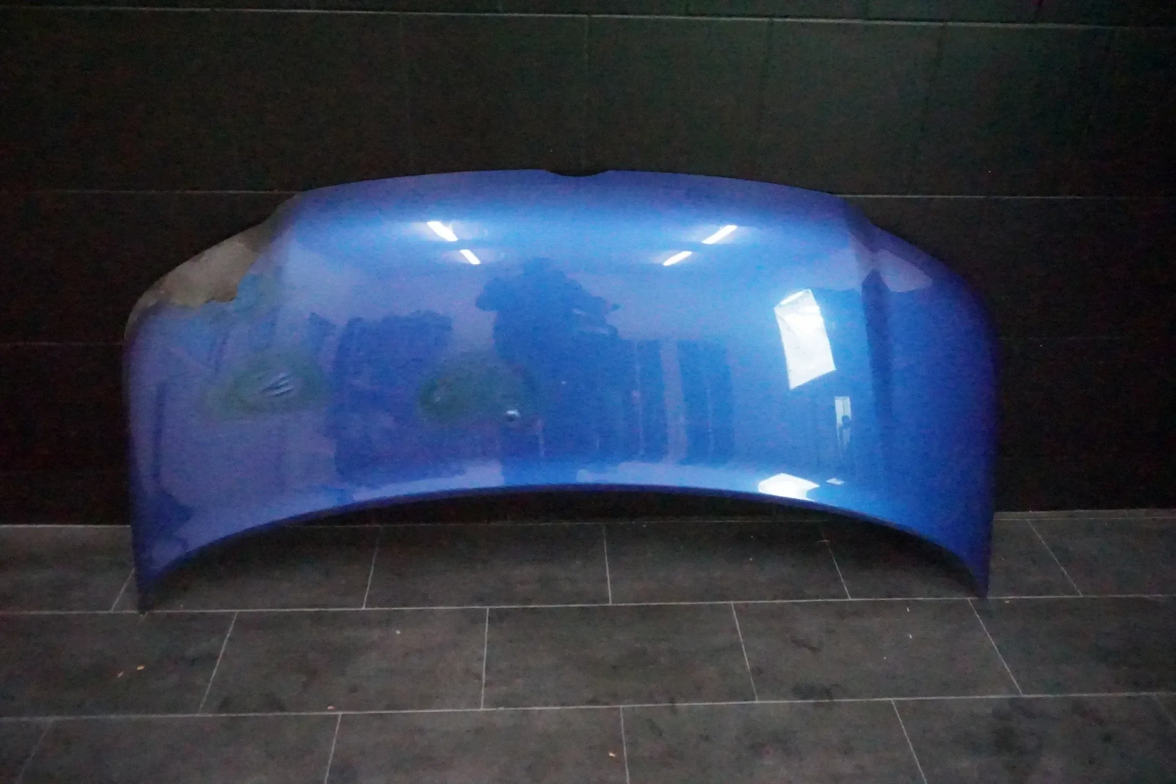 VW T5 Transporter 03-09 Motorhaube VERZINKT lackiert LA5W Ravennablau - Bild 1