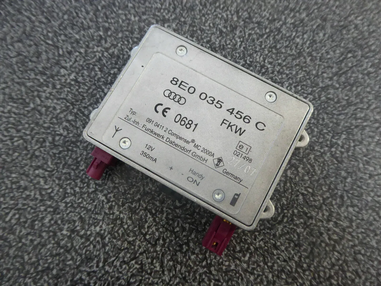 Steuergerät Antennensteuergerät 8E0035456C AUDI A4 (8EC, B7) 3.0 TDI QUATTRO - Bild 1