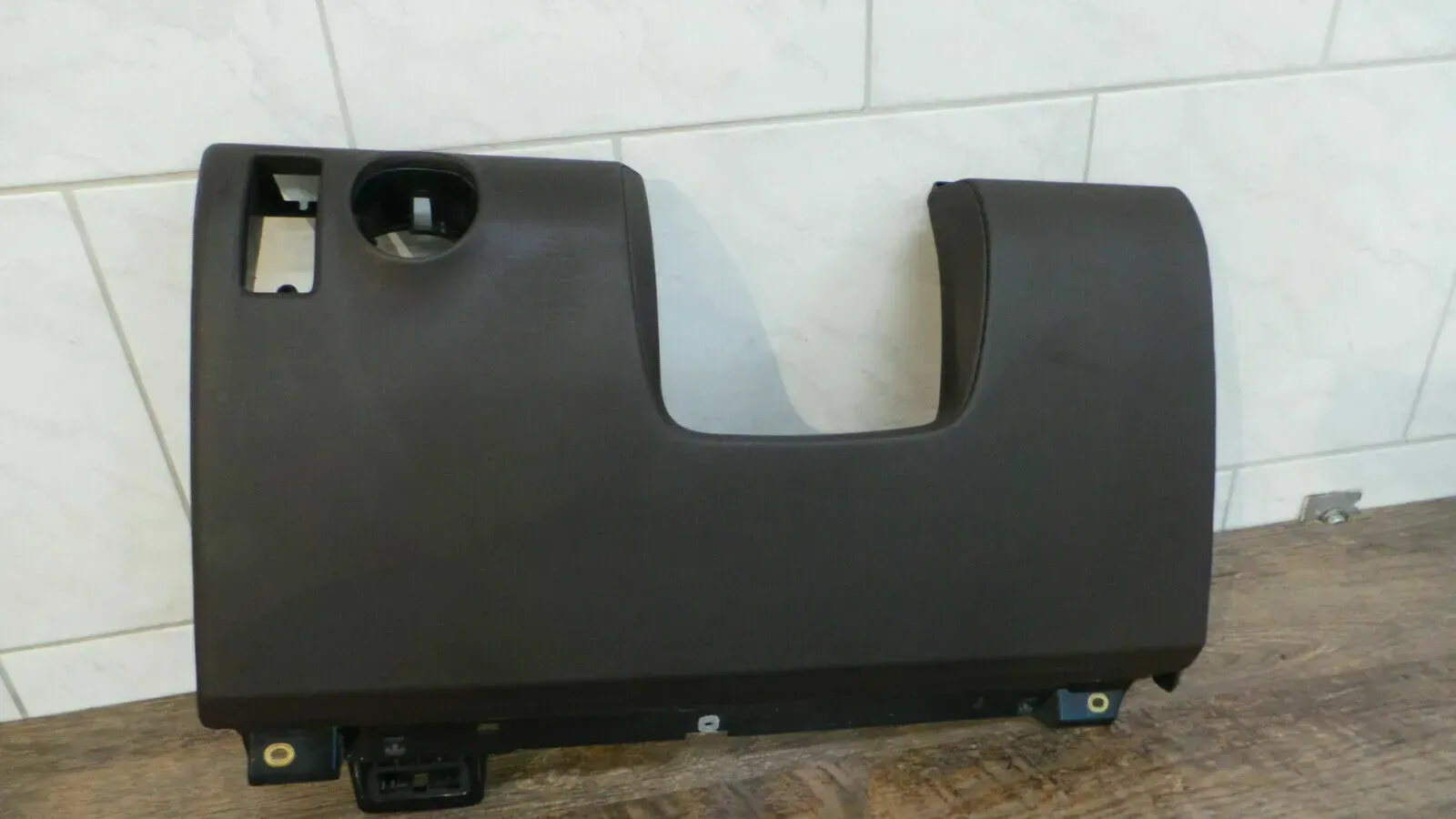 Verkleidung Armaturenbrett Lenksäule Porsche Cayenne 92A 958 Espresso - Bild 1