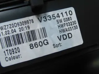 VW Touran´2.0 TDI Kombiinstrument Tachometer Tacho Diesel 1T0920860G MFA - Bild 5