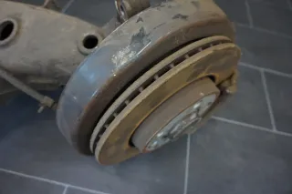 Achsschenkel VW T5 GP 2,0 TDI Radlagergehäuse hinten rechts komplett 7H0501414D - Bild 3