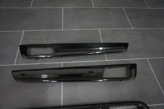 Porsche Cayenne 9Y Leisten Türen Dekor Glanz SCHWARZ Interieur - Bild 2