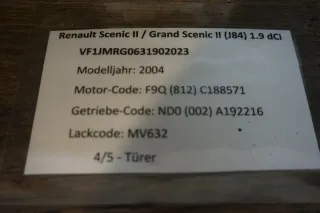 Klimabedienteil Heizungsbedienteil Renault Megane II 2 Klimaautomatik 8200344841 - Bild 2