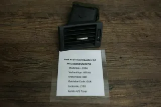 Audi A4 8E B6 B7 Lüftungsdüse Luftdüse Ausströmer vorne links 8E0820901F - Bild 1
