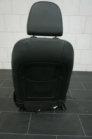 Audi Q5 8R SQ5 Sitz Schwarz Volleder Leder Vorne Rechts Sitzbezug - Bild 9