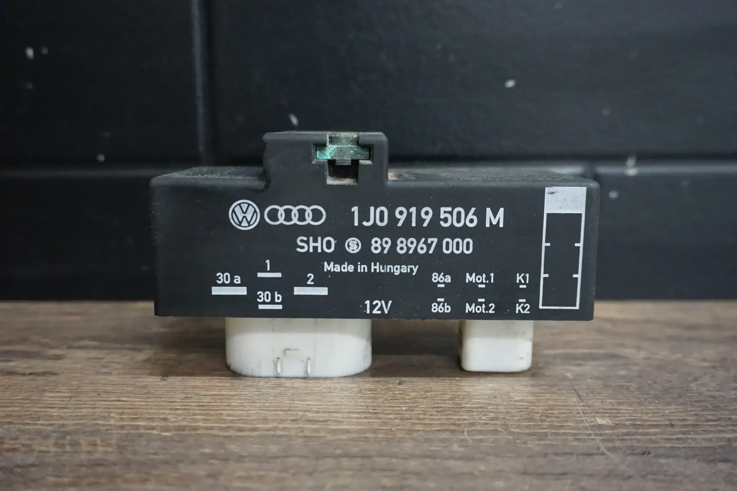 org VW Polo IV 9N Skoda Fabia 2 Lüftersteuergerät Steuergerät Lüfter 1J0919506M - Bild 1