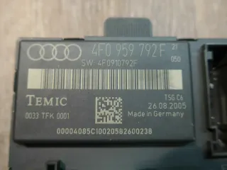Original AUDI A6 4F C6 Türsteuergerät Steuergerät Tür hinten links 4F0959792F - Bild 3