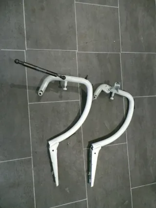 Scharniere Heckklappe Mercedes Coupe W216 CL A2167500128 A2167500228 - Bild 1