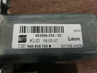 Seat Leon 1P Fensterhebermotor hinten links 1K0959703N Fensterheber Motor - Bild 3