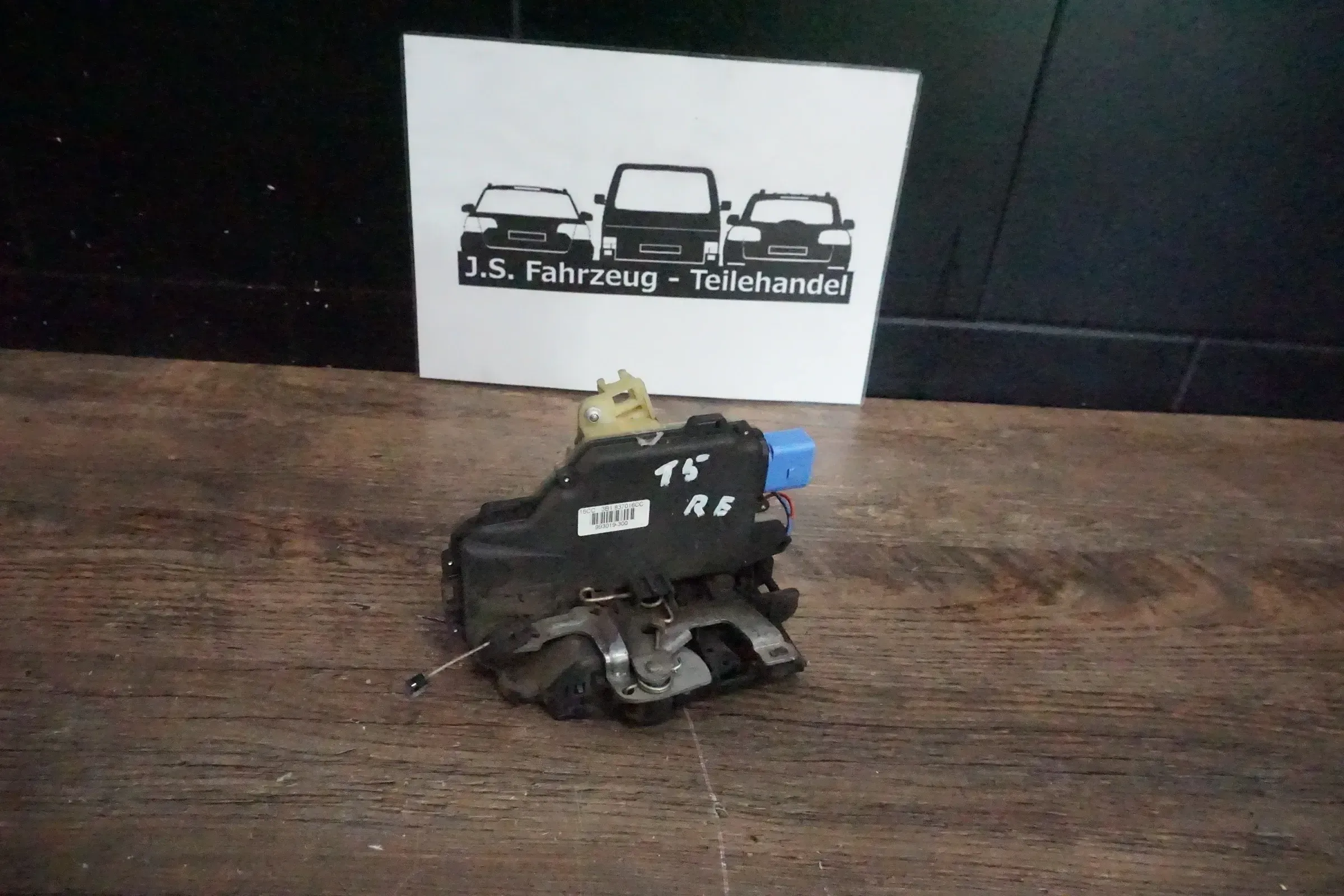 Türschloss m. ZV Stellmotor Rechts Vorne für VW T5 7H 03-09 Kasten 3B1837016CC - Bild 1