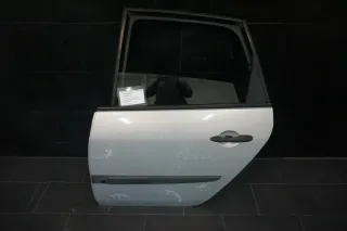 Renault Scenic ll 2 03-06 Tür hinten Links Silber Blau - Bild 1