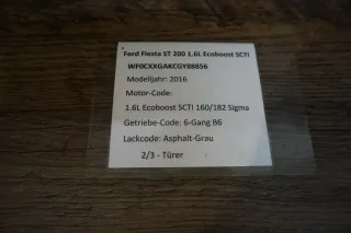 C1bbb23942bj1 türverkleidung vorne rechts ford fiesta MK7 - Bild 2
