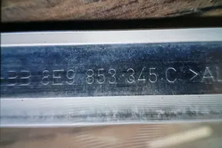 8E9853346C  Audi RS4 B7 8E Alu MATT Zierleiste hinten rechts außen Leiste - Bild 8