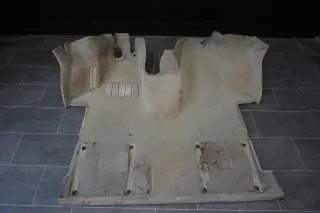 VW T5 Multivan Vorne Bodenmatte Teppich Hellgrau Original grau Boden - Bild 1