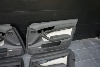 4x Audi A6 4F Türverkleidung Verkleidung Tür vorne hinten Leder S-line weiß - Bild 4