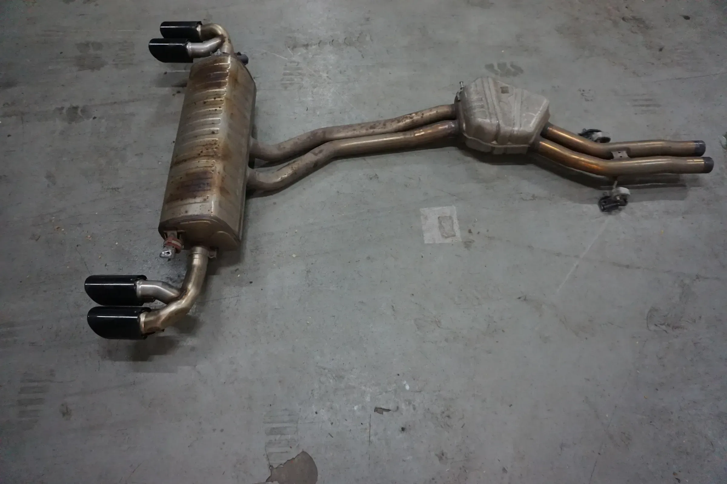 4M0253350 AUSPUFFANLAGE Porsche Cayenne III 9Y 2020 Turbo Auspuff - Bild 1